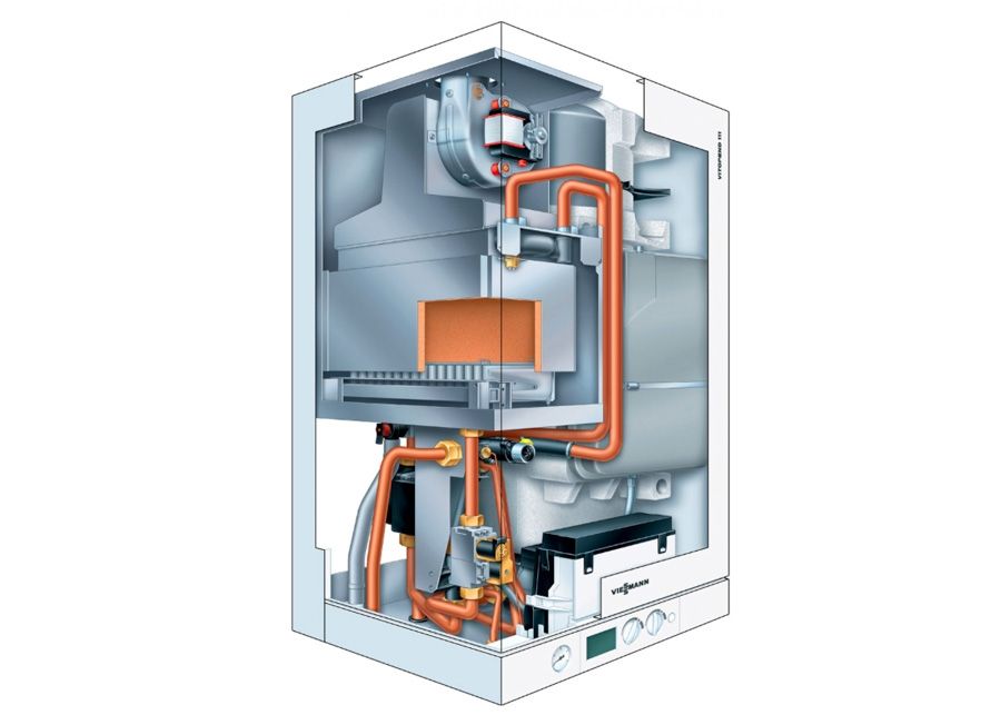 Открыт котел. Газовый котел Viessmann Vitopend 111 WHSB. Vitopend 111-w. Висман с открытой камерой сгорания. Настенный котел 30квт с открытой камерой сгорания.